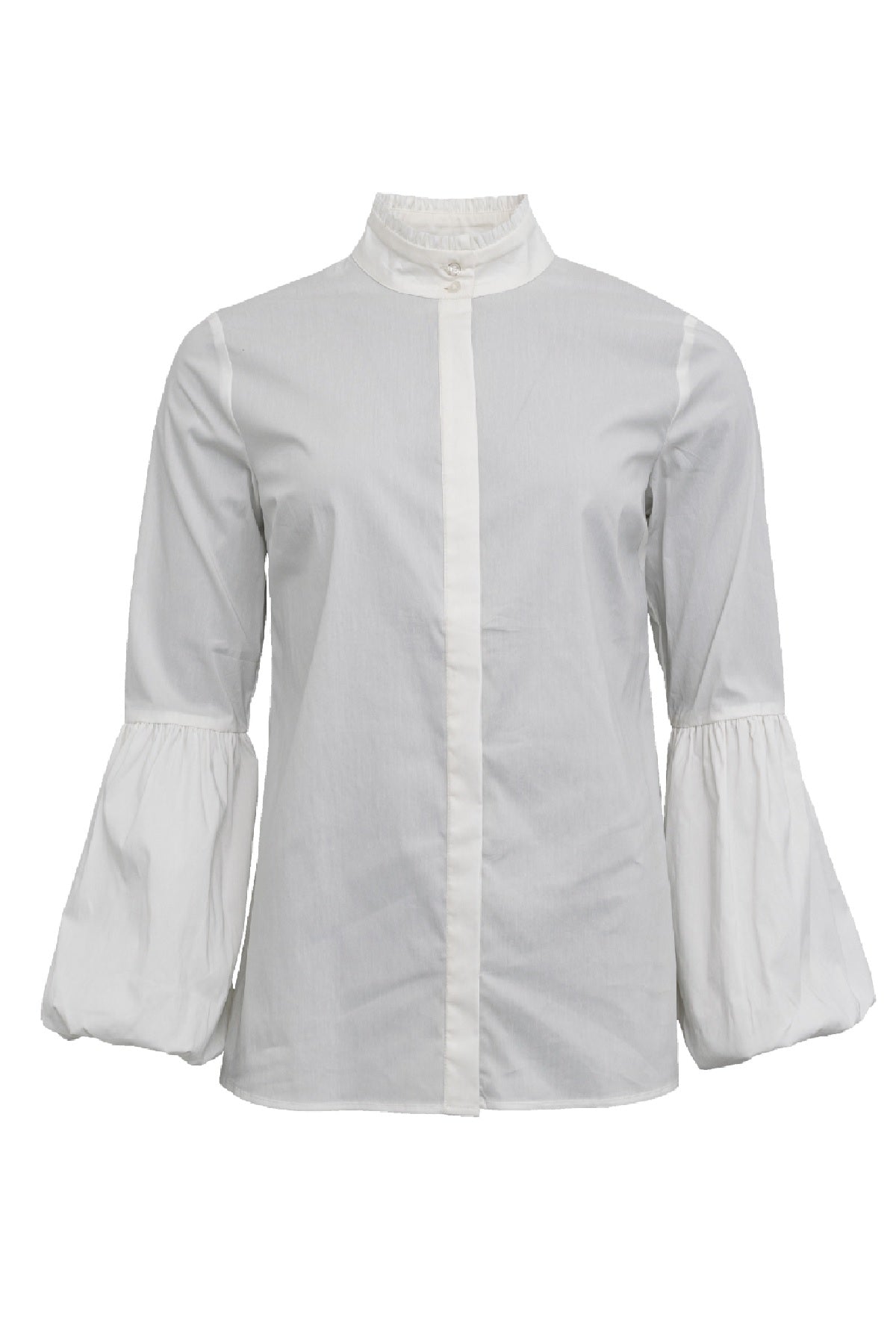 Costamani Puff Shirt, White