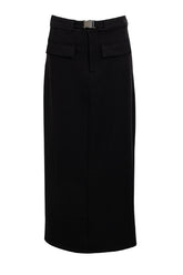 Costamani Monalisa Solid Skirt, Black