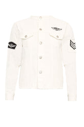Costamani Foxy Denim Jacket (2501908) Denim White