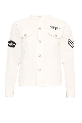 Costamani Foxy Denim Jacket (2501908) Denim White