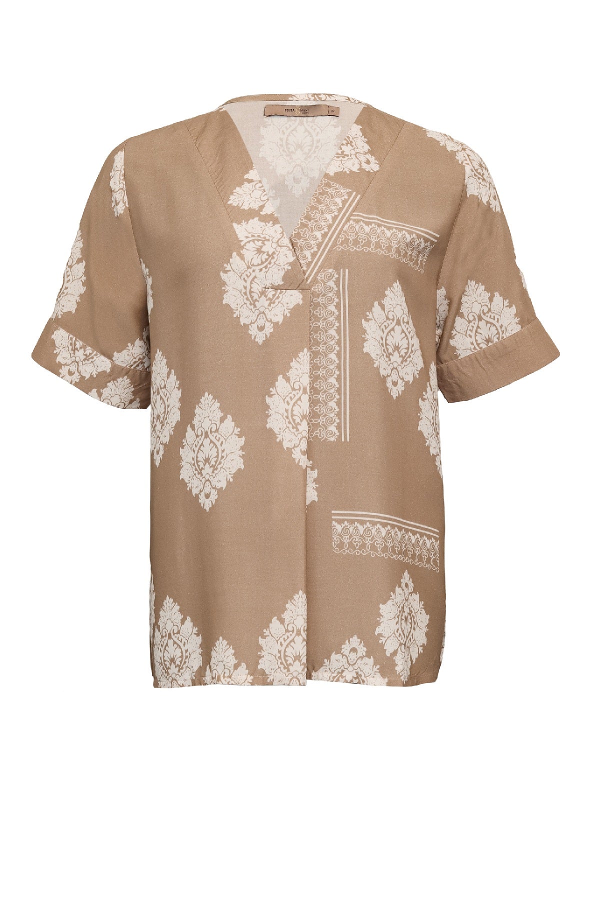 Costamani Bette Blouse, Taupe/Whisper