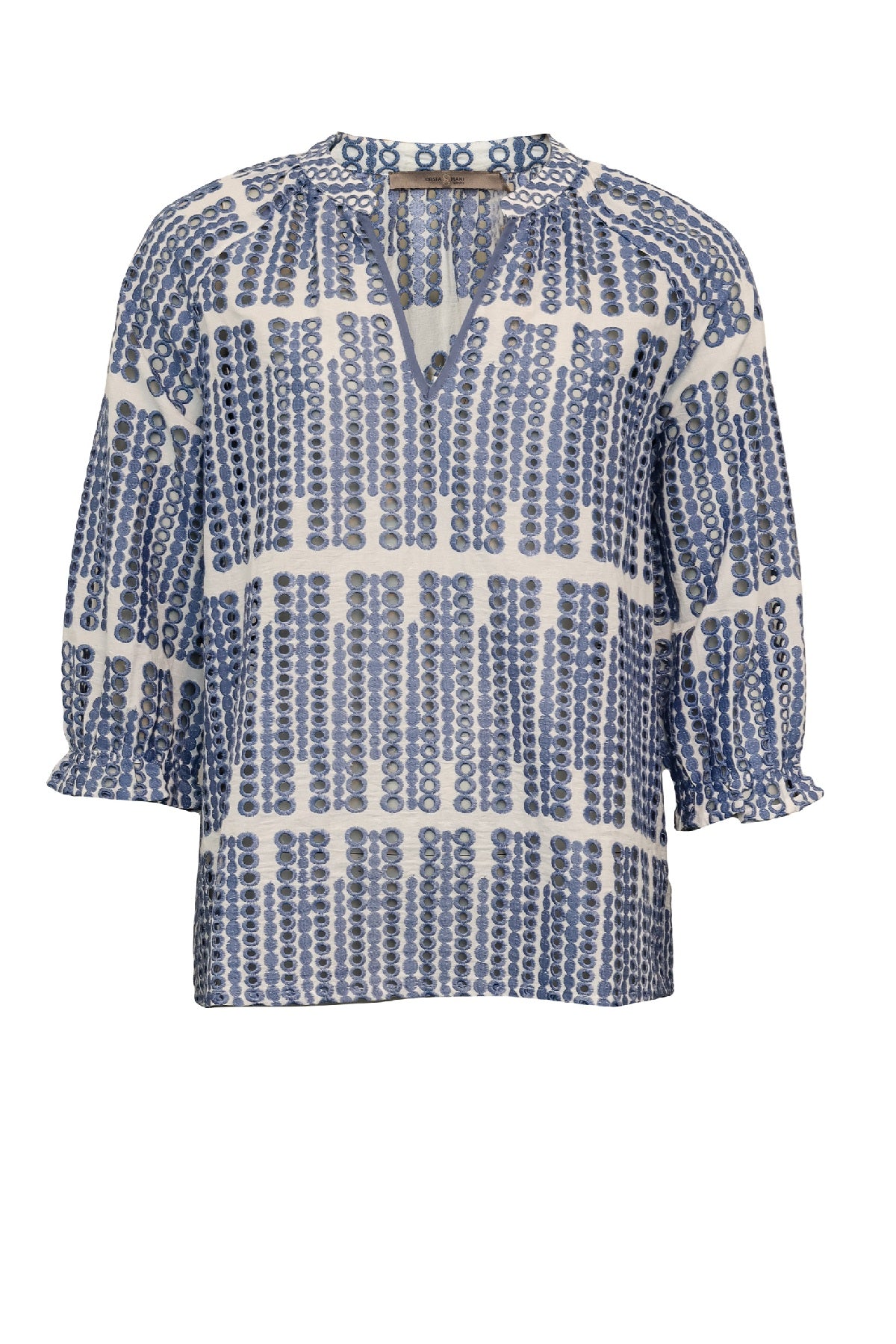 Costamani Blake Blouse, Blue Circel