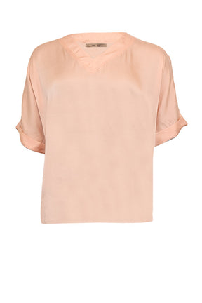 Costamani Mille ss Blouse, Dusty rose