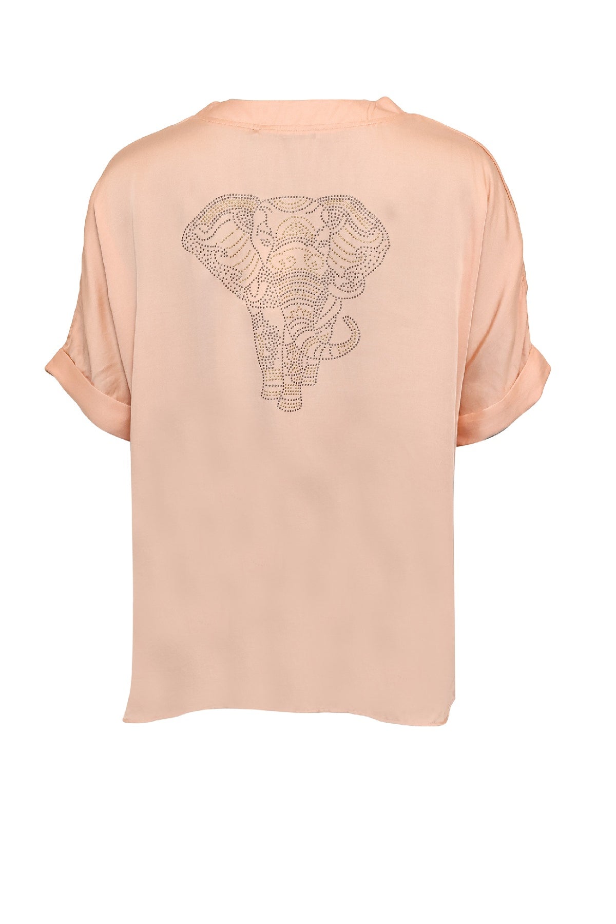 Costamani Mille ss Blouse, Dusty rose