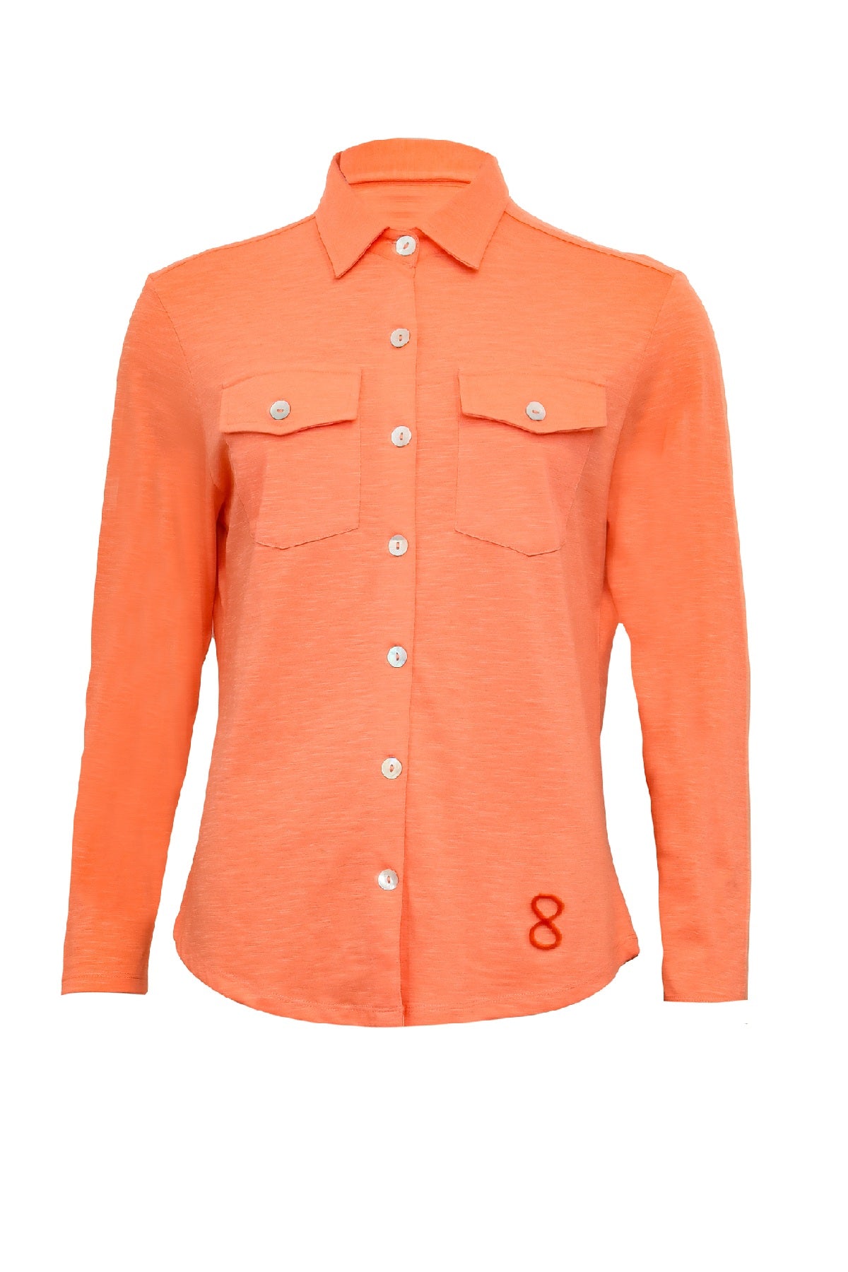 Costamani Logo Basic Shirt, Coral