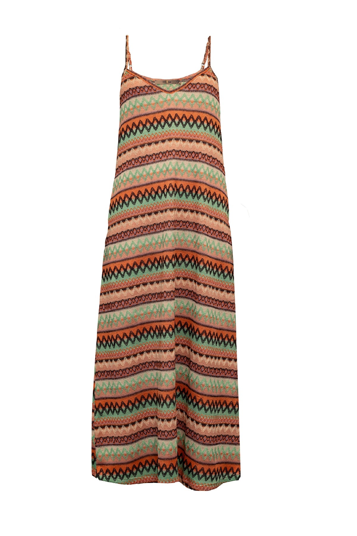 Costamani Belis Strap Dress, Coral Missioni