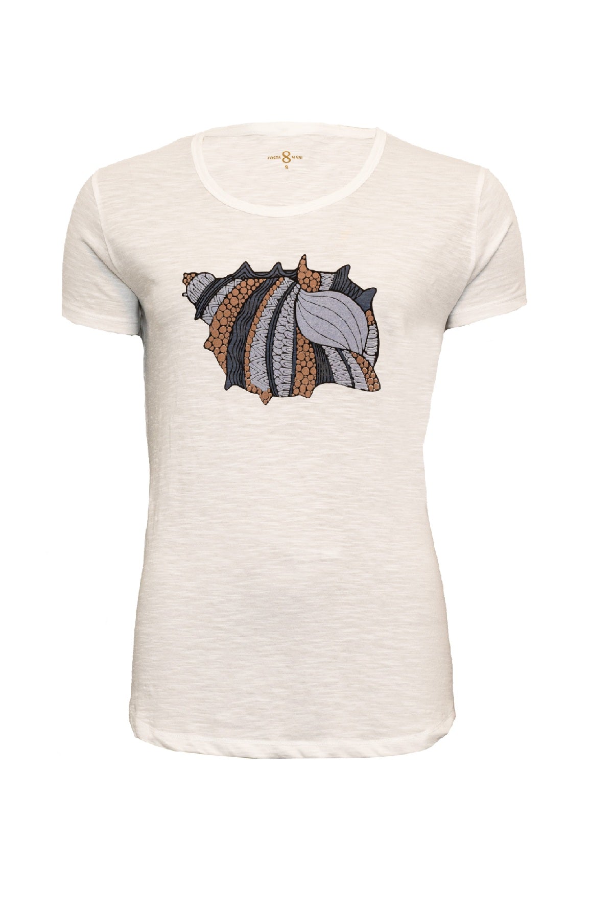 Costamani Seashell Tee, Blue mix