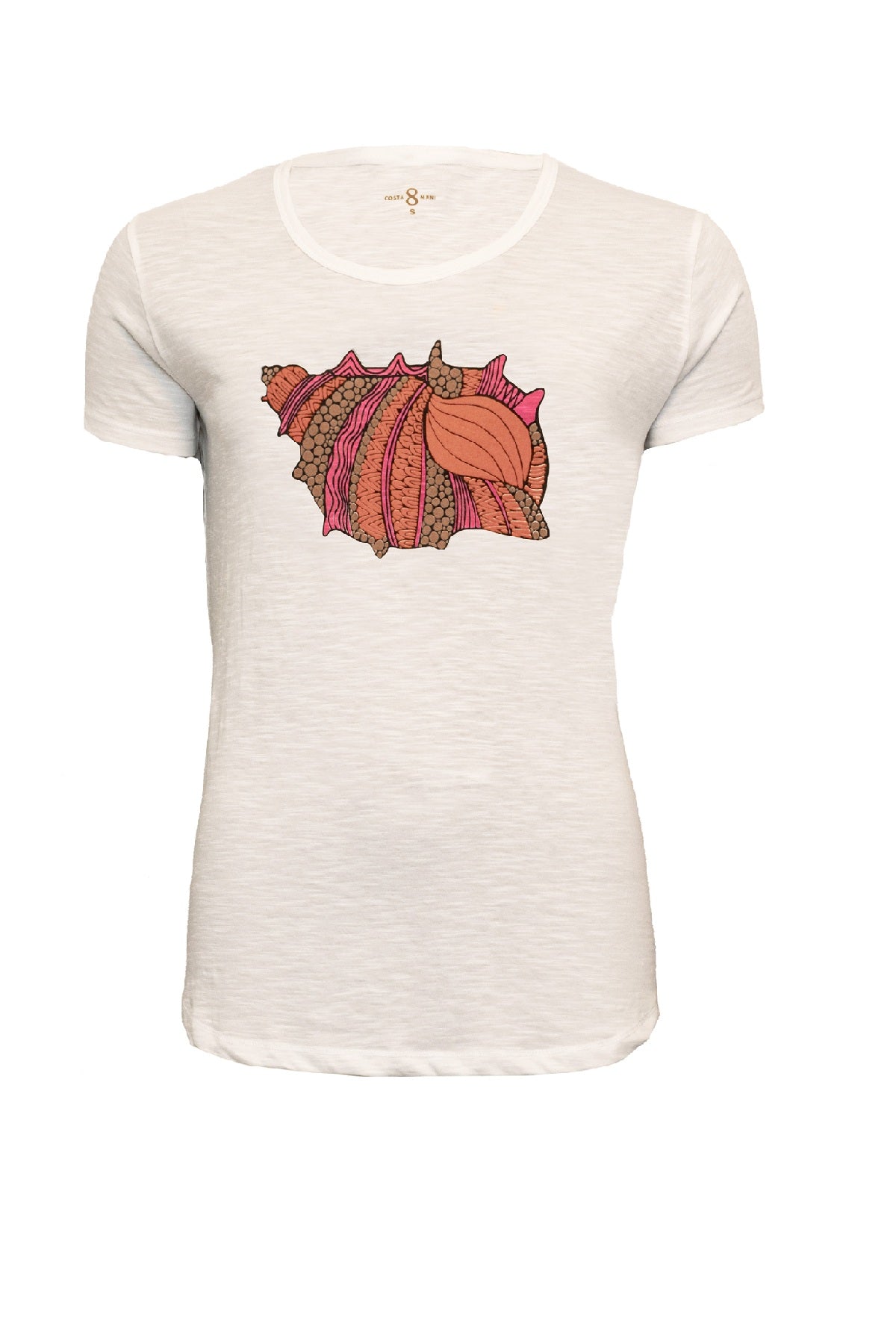 Costamani Seashell Tee, Coral Mix