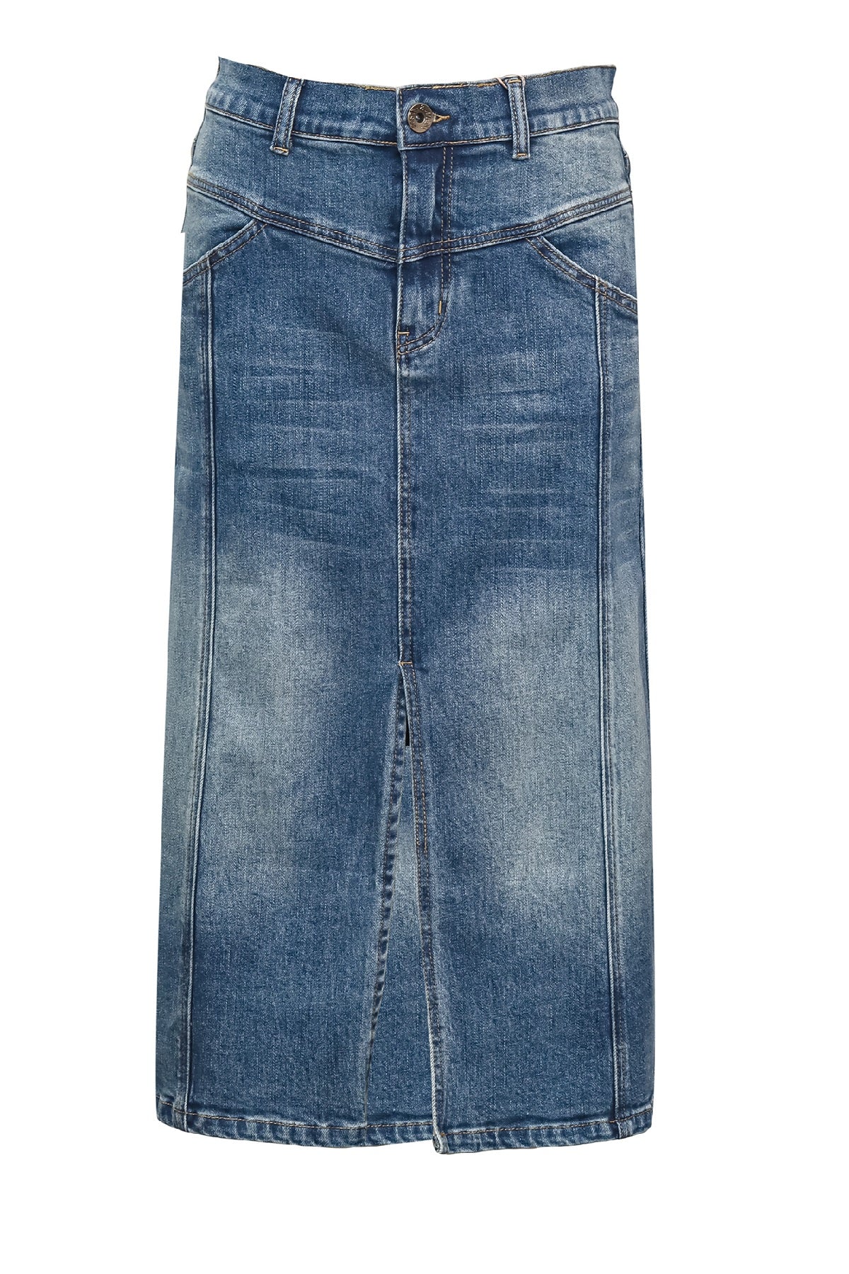 Costamani Bella Skirt, Denim blue