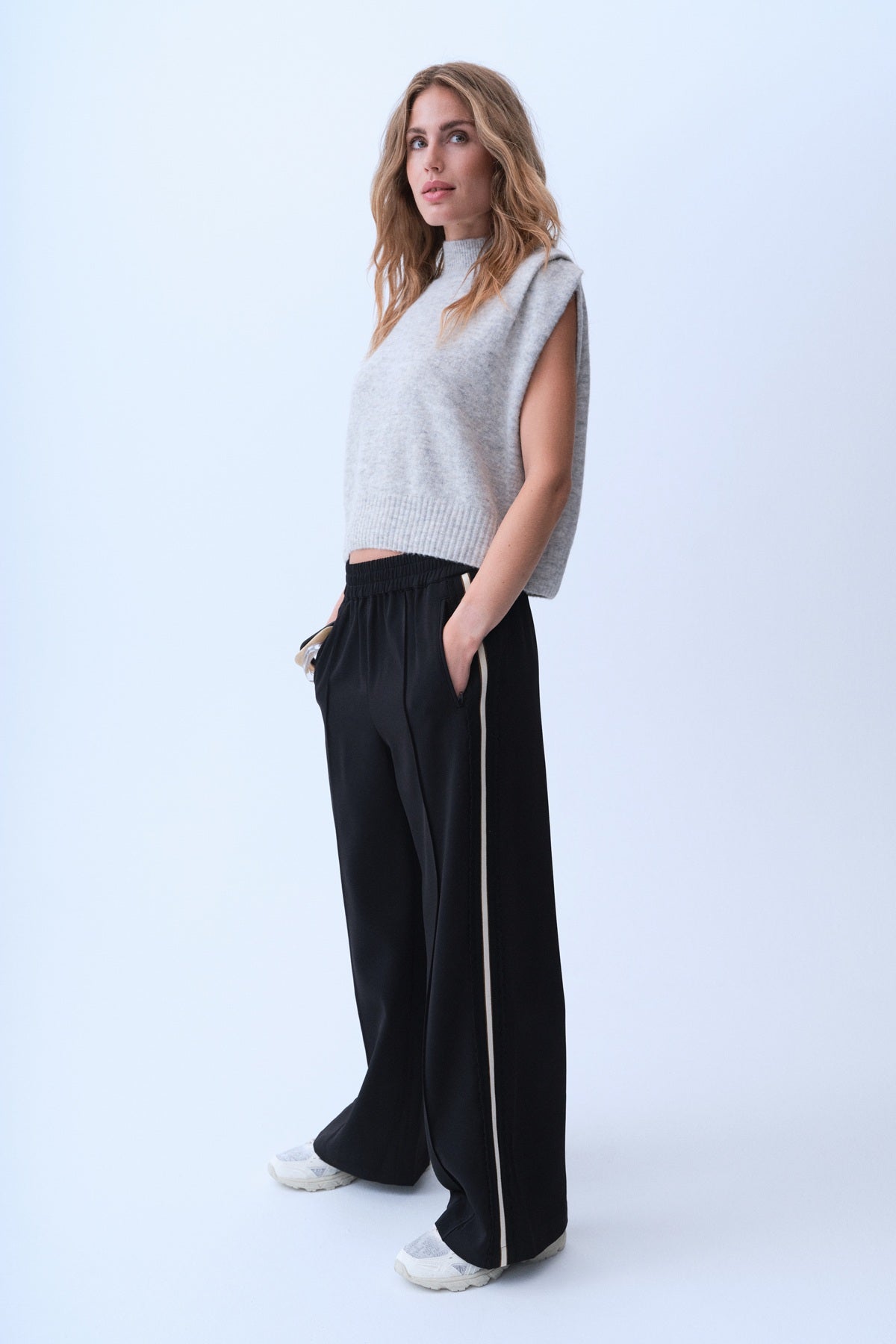 Gossia FlorenceGO Pants, Dark Grey Melange