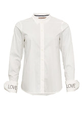 Costamani Love Shirt, White / Grey Love