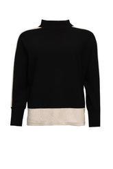 Costamani Rue Pullover, Black / Sand