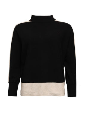 Costamani Rue Pullover, Black / Sand