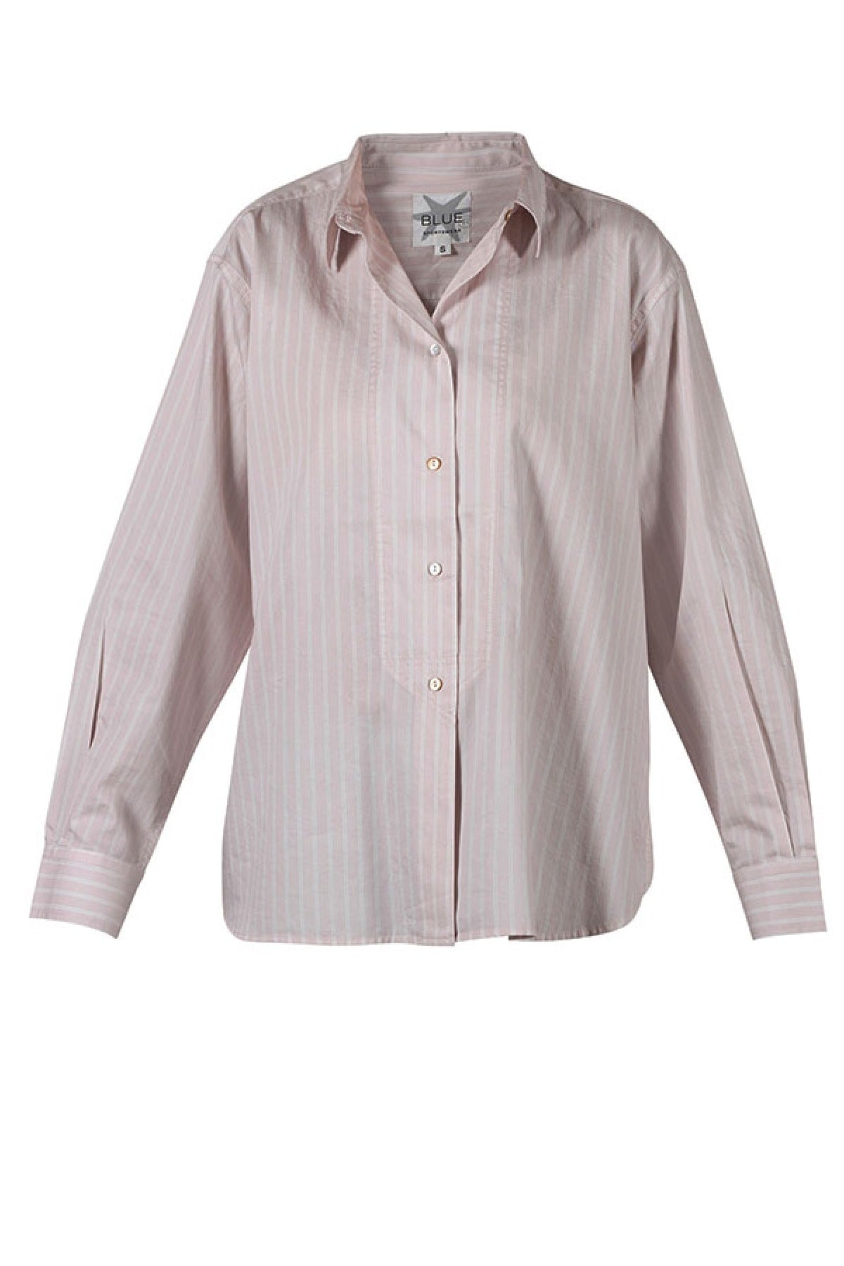 Blue Sportswear Dagfrid striped Cotton Shirt, Soft Rose