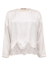 Costamani Mila L/S Lace Blouse, Kit