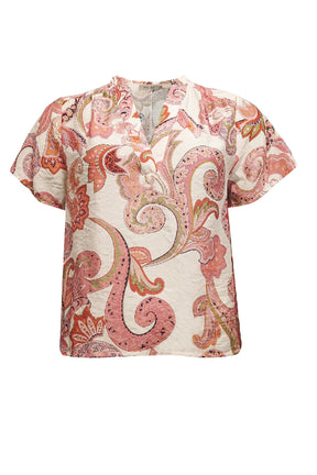 Costamani Daffodil Blouse, Pink flower