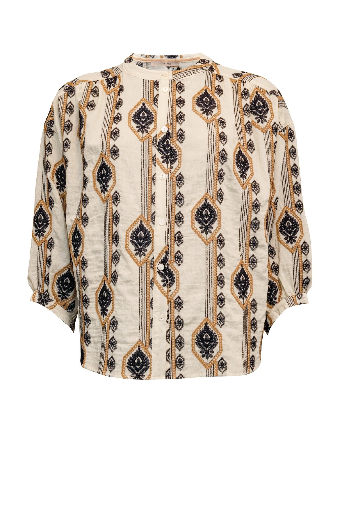 Costamani Crocus Shirt, Dark Blue Pattern