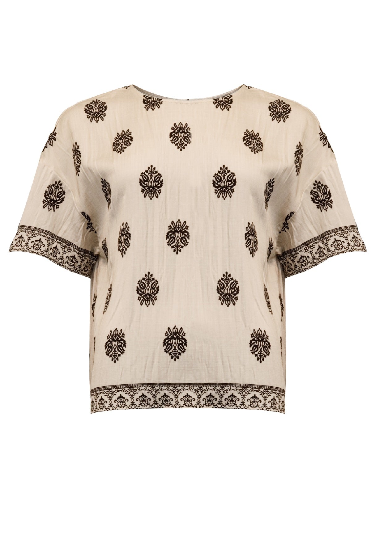 Costamani Zinnia Beauty Blouse, Black/Whisper