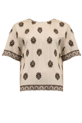 Costamani Zinnia Beauty Blouse, Black/Whisper