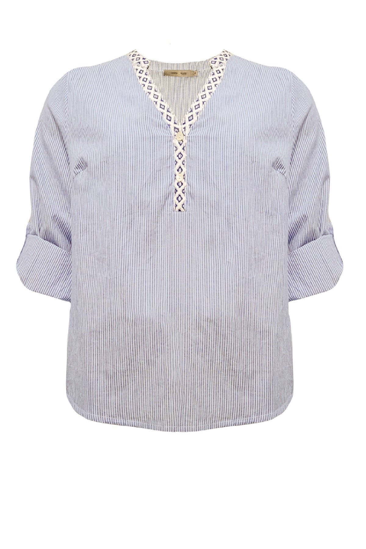 Costamani Josephine Shirt, Blue stripe