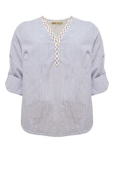 Costamani Josephine Shirt, Blue stripe