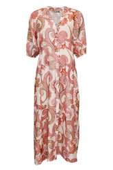 Costamani Daffodil Long Dress, Pink flower