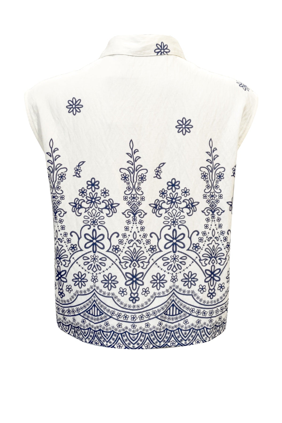 Costamani Wishi Top, Sea Blue Flower