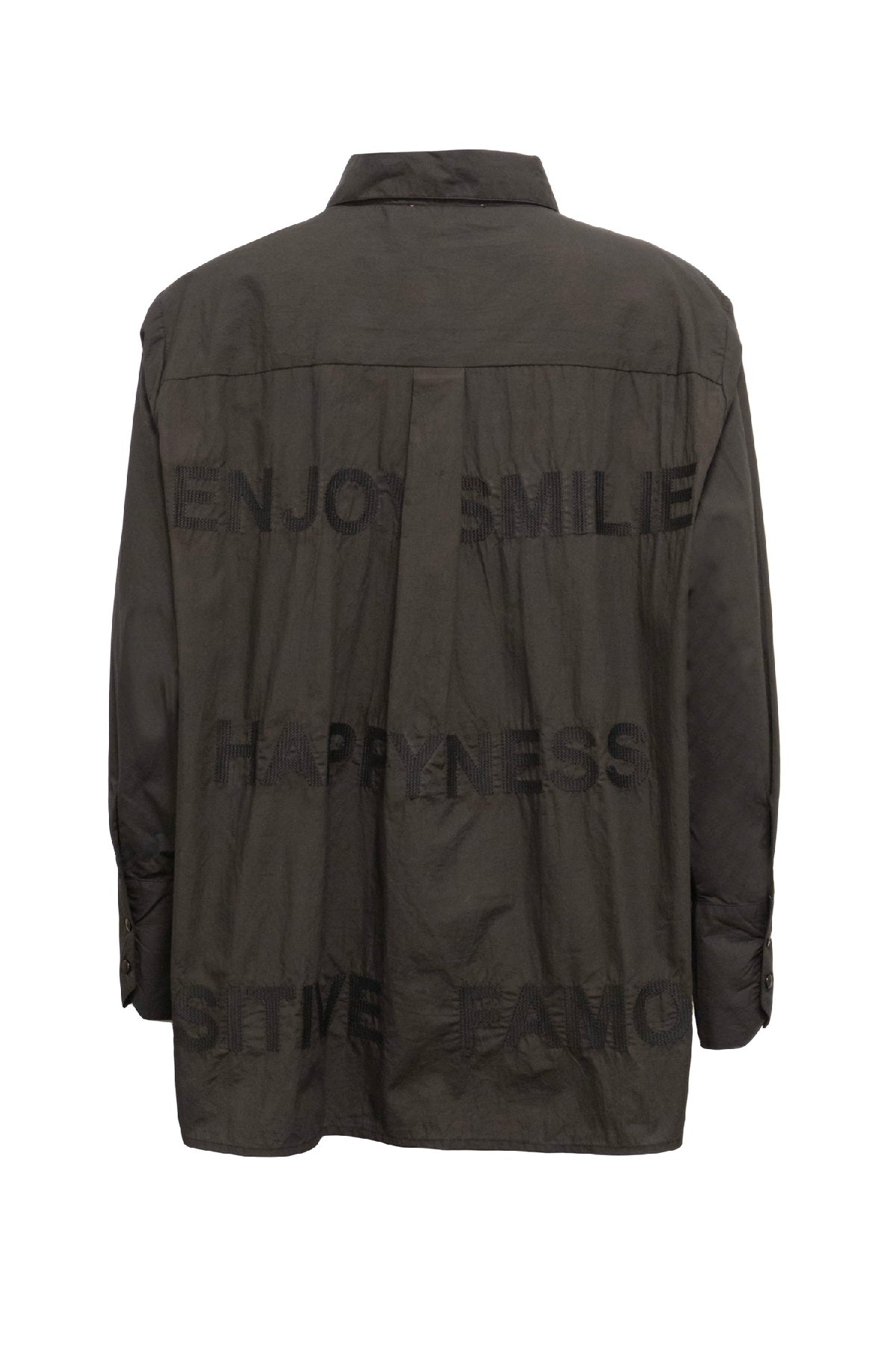 Costamani Letters Shirt, Black