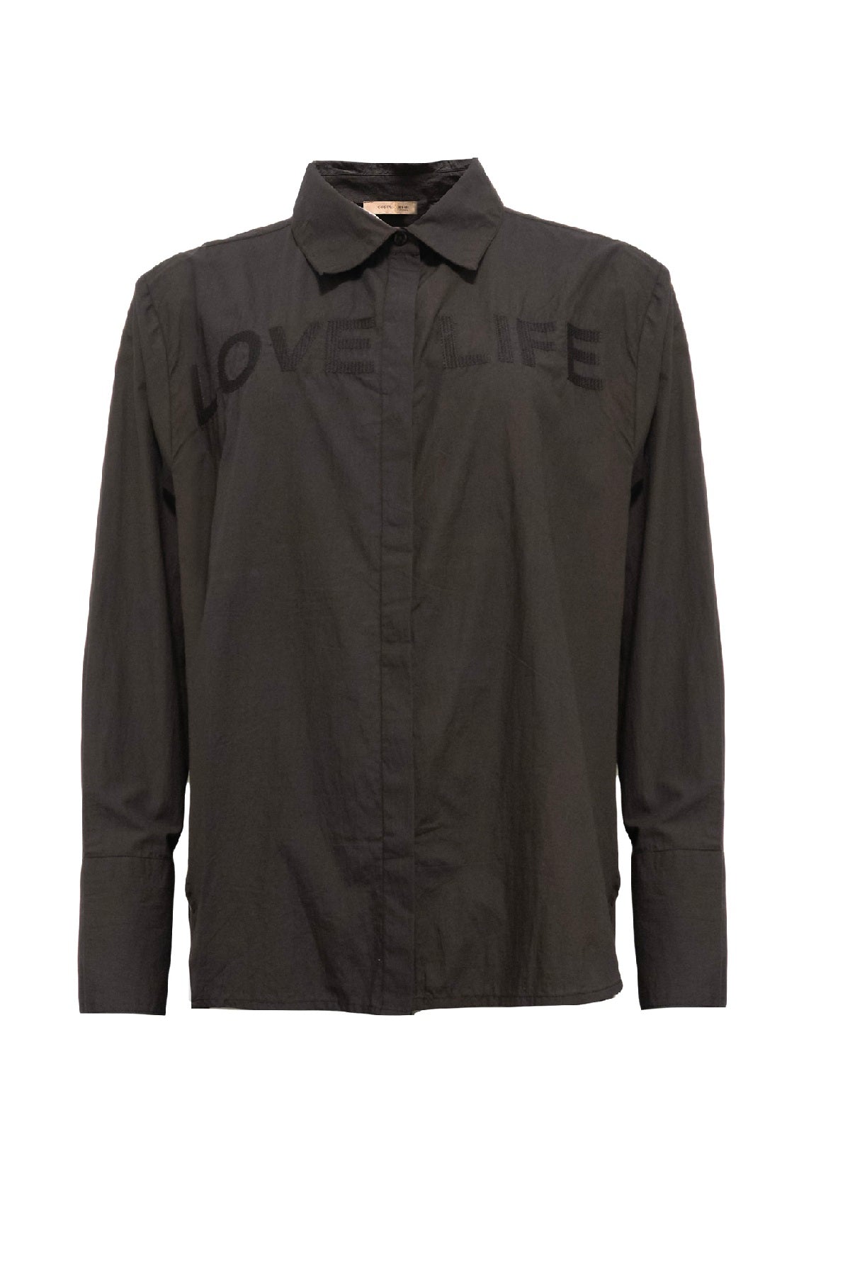 Costamani Letters Shirt, Black