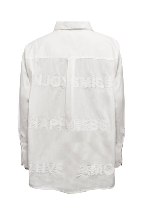 Costamani Letters Shirt, White