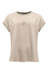 Costamani Heart Tee, Dark sand