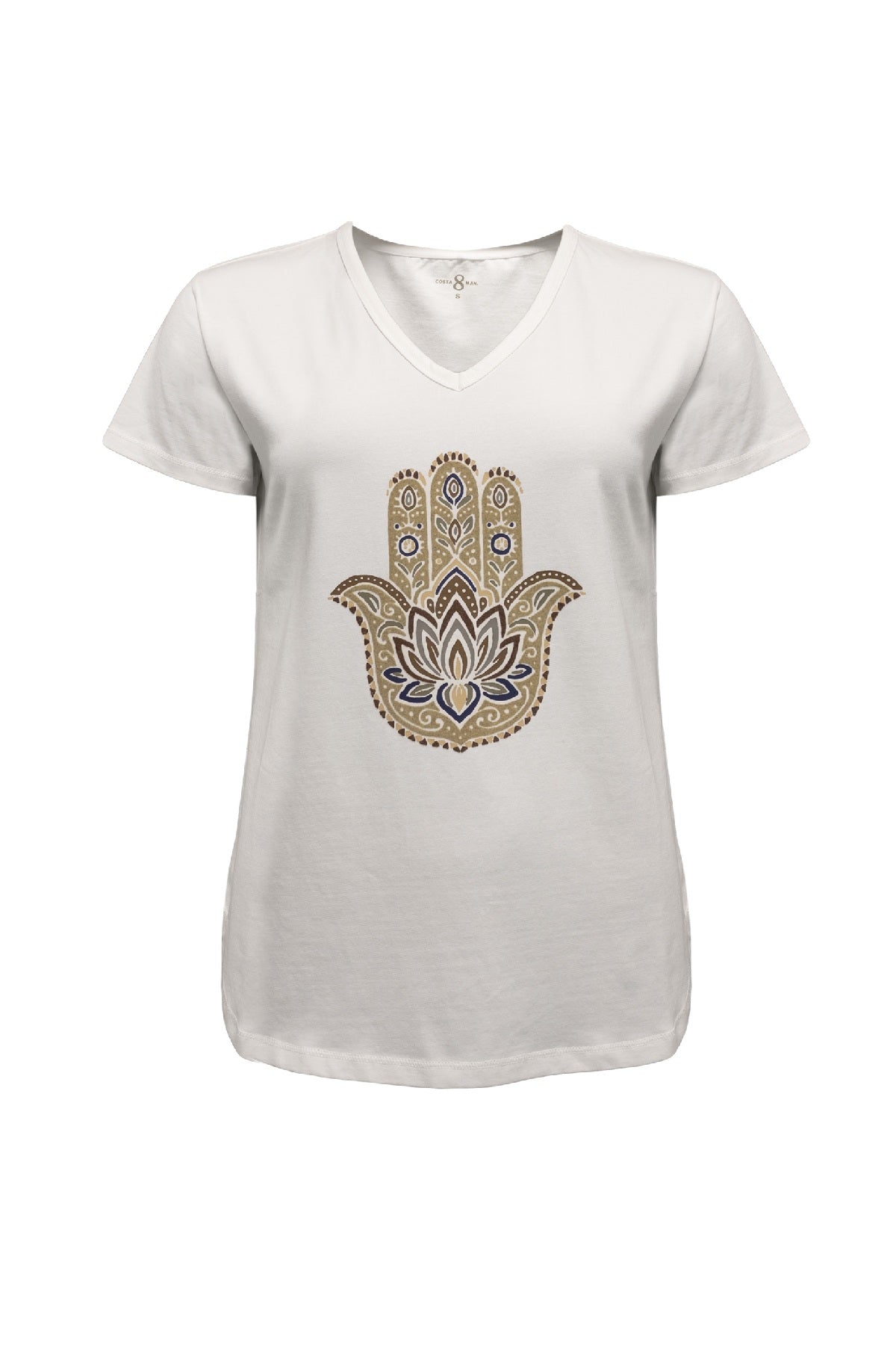Costamani Hamsa Tee, White