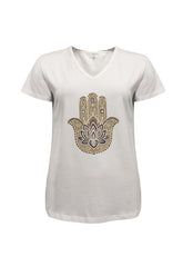 Costamani Hamsa Tee, White