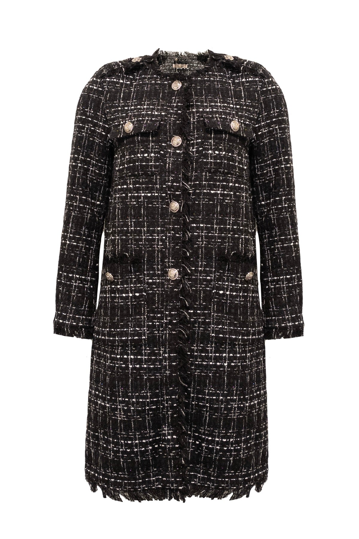 Costamani Bouchle Long Jacket, Black