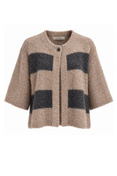 Costamani Cassie Cardigan, Sand / Grey