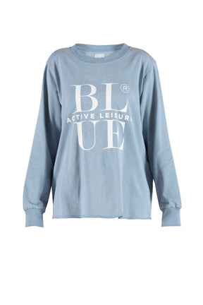 Blue Sportswear Joanna crewneck Sweat, Dark Skyblue