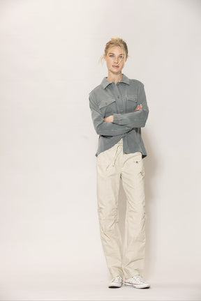 Blue Sportswear Jannie "vintage" Shirt, Silver Pine