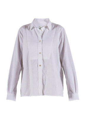 Blue Sportswear Liva linen Shirt,  White