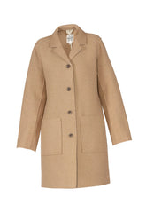 Blue Sportswear Madonna wool Coat, Beige