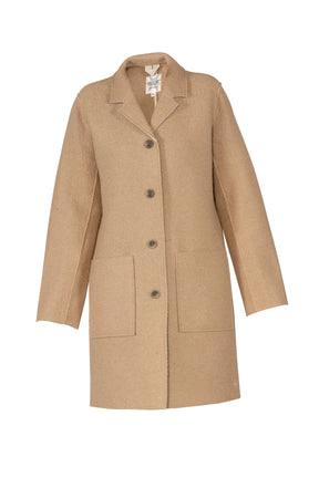 Blue Sportswear Madonna wool Coat, Beige