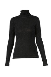 Blue Sportswear Margo baselayer turtle-neck Top, Black