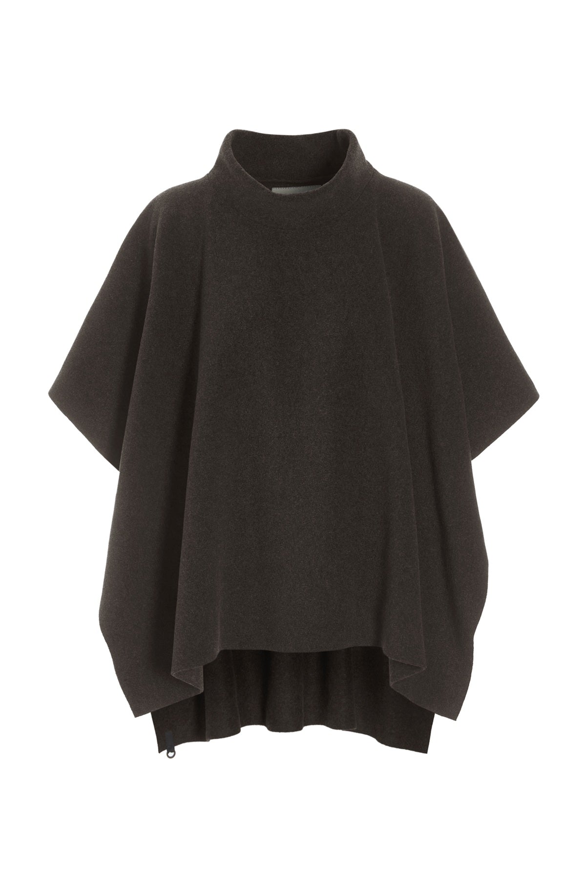 Henriette Steffensen FLEECE PONCHO 4126, CHOKOLATE