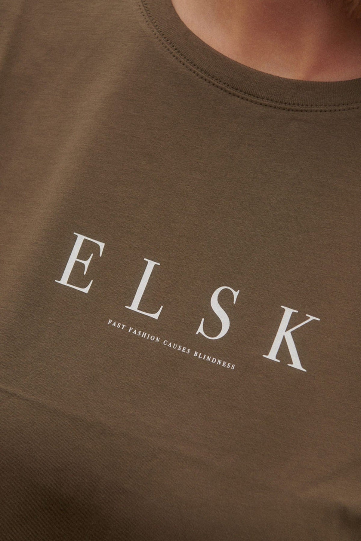 ELSK® PURE WOMEN'S CLASSIC T-SHIRT, MOSSY BARK