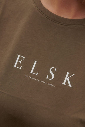 ELSK® PURE WOMEN'S CLASSIC T-SHIRT, MOSSY BARK