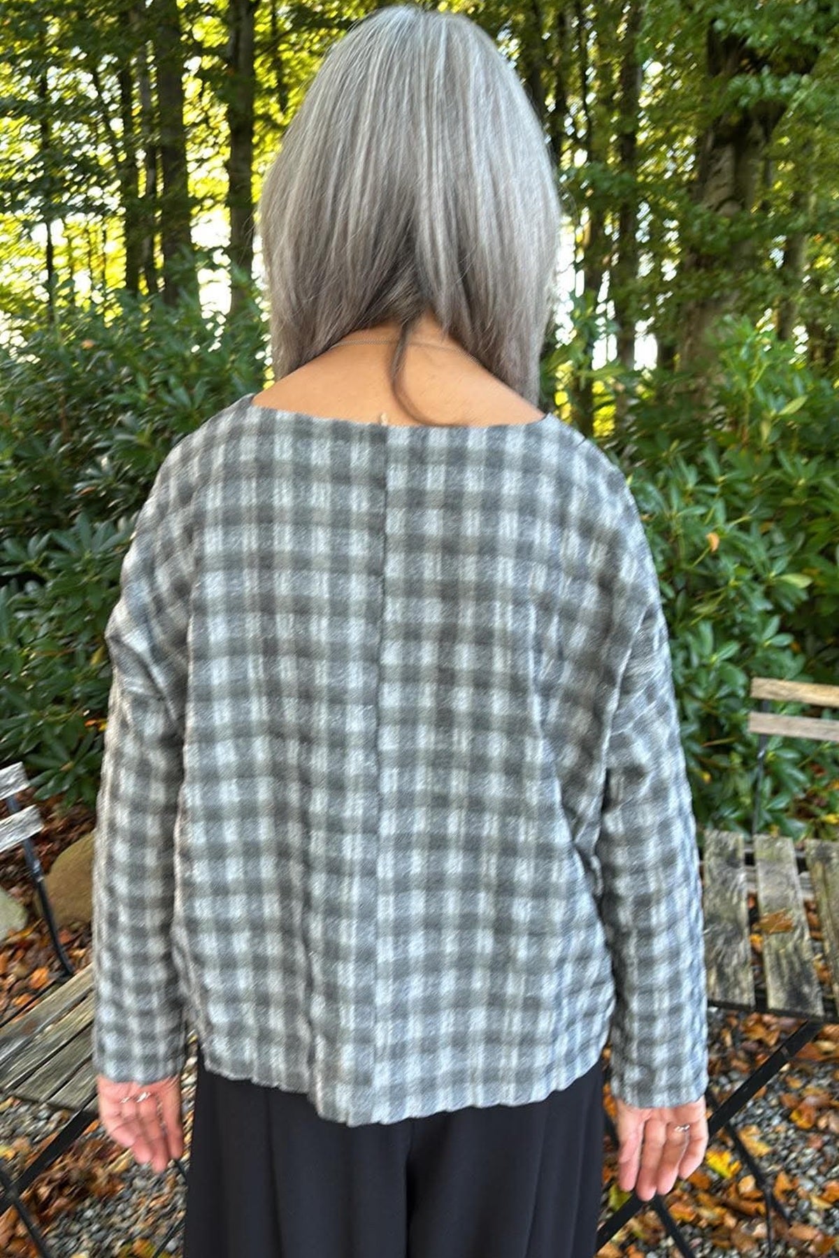 Thing BLOUSE WIDTH 7303 L/S, SILVER