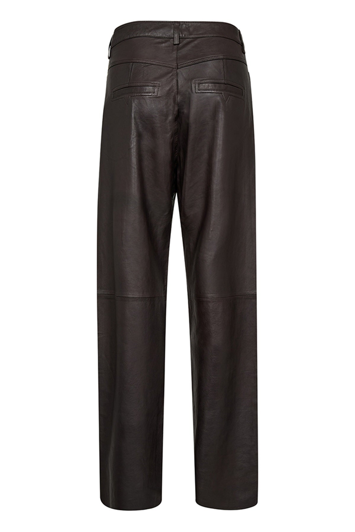Depeche BoaDEP Pants HW Full Length Straight Leg, Chocolate
