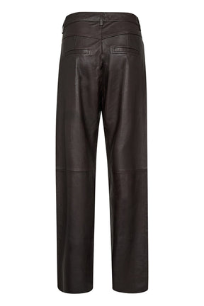 Depeche BoaDEP Pants HW Full Length Straight Leg, Chocolate