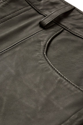 Depeche BoaDEP Pants HW Full Length Straight Leg, Khaki