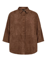Depeche TennaDep Suede Shirt,  Wood