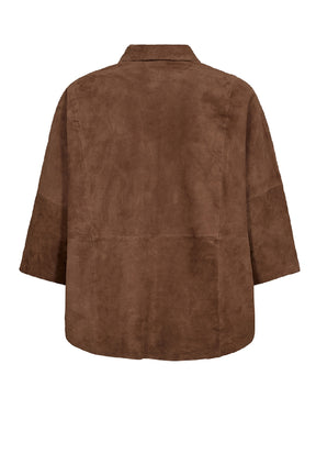 Depeche TennaDep Suede Shirt,  Wood